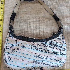 Gwen Stefani L.A.M.B. Harajuku Lovers penmanship shoulder bag